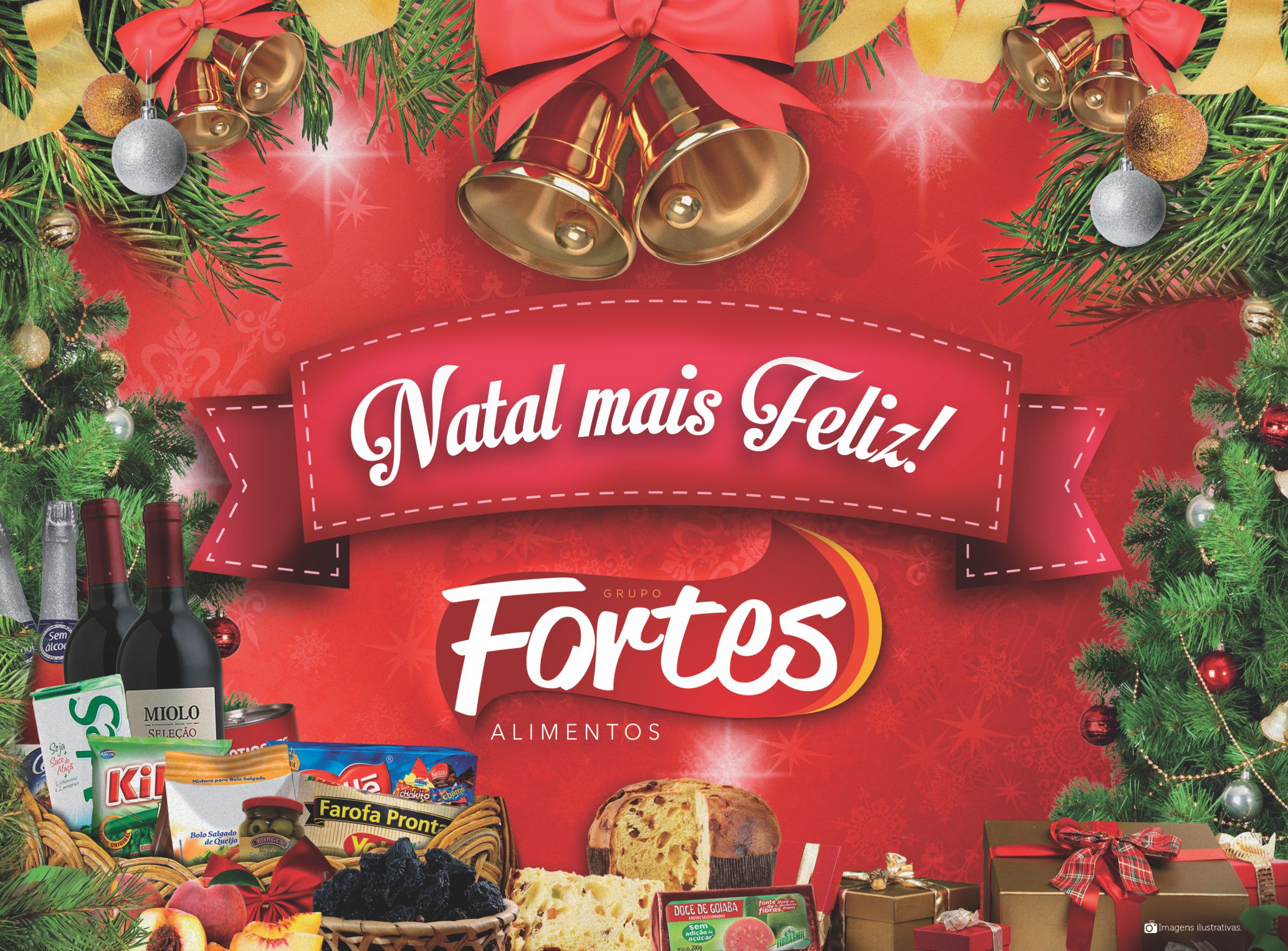 Cestas Natalinas - Grupo Fortes Alimentos Cestas Natalinas - Grupo Fortes Alimentos